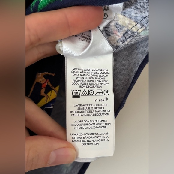 Ralph Lauren Men’s XXL Surfer Print Oxford Untucked Fit Shirt - Picture 5 of 9